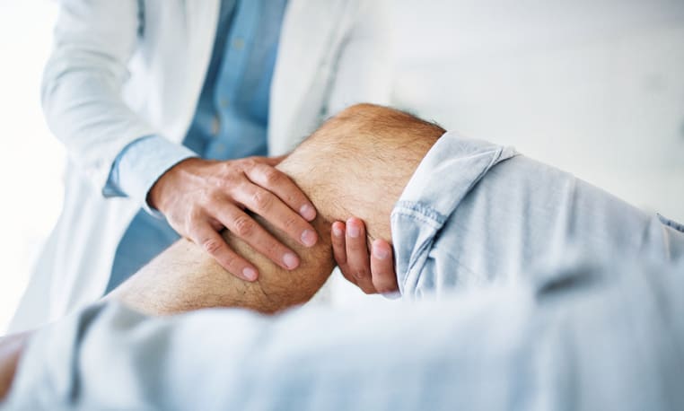 Consultation pour une entorse du genou